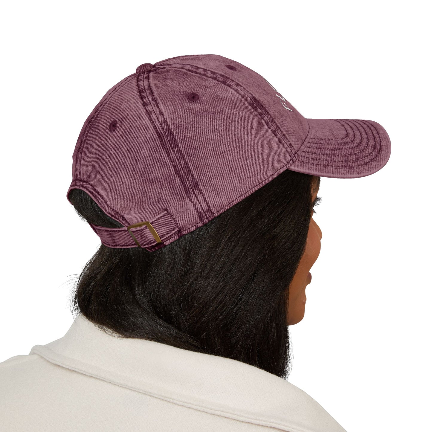 Vintage Embroidered Cap - FLOCK STAR, Casual Hat for Pastors, birdwatchers of all kinds