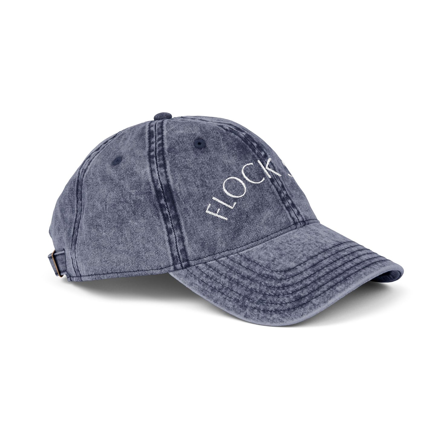 Vintage Embroidered Cap - FLOCK STAR, Casual Hat for Pastors, birdwatchers of all kinds